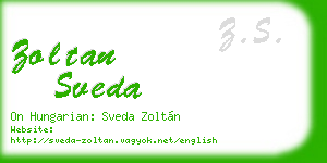 zoltan sveda business card